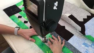 Quilting With Rulers on Bernina Q20 Sit Down Longarm [upl. by Diana976]