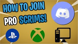 Fortnite How To Join Pro Scrims  Pc amp Console [upl. by Hitoshi]