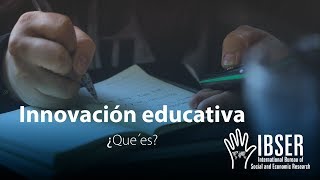 INNOVACIÓN EDUCATIVA  ¿Qué es  5 ejemplos [upl. by Seely]