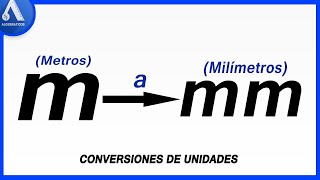 Convertir METROS a MILÍMETROS [upl. by Eeslek]