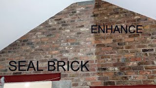 How To Clean And Seal Brick  Brickwall Feature Wall [upl. by Myrle]