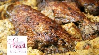 Baked Turkey Wings Recipe  I Heart Recipes [upl. by Lladnew]