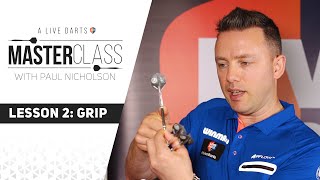 A Live Darts Masterclass  Lesson 2  How to grip your darts [upl. by Airdua]