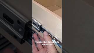 How to resetfix soft close drawer slides Construction Components  Brittain amp Co [upl. by Adiam]