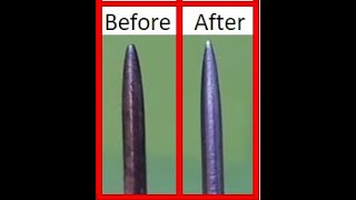 Dart Points Restoration  How To Sharpen Darts Properly [upl. by Ennasor]