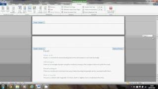 Automatic page numbers in Word [upl. by Andreas587]