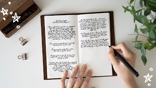 how i improved my handwriting  creating a handwriting journal [upl. by Rudie490]