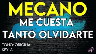 Mecano  Me Cuesta Tanto Olvidarte  Karaoke Instrumental [upl. by Yona66]