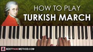 Mozart  Turkish March Rondo Alla Turca Piano Tutorial Lesson [upl. by Hoseia522]