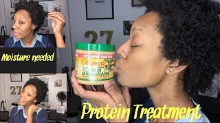 Protein Treatment on 4C natural hair [upl. by Parette]