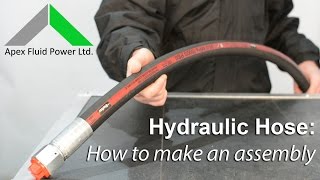 Hydraulic Hose  How To Make an Assembly [upl. by Gunas192]