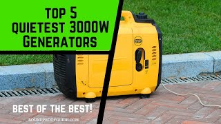 Top 5 QUIETEST Generators  3000 Watt Edition [upl. by Eisyak281]