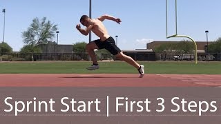 Sprinting  First 3 Steps  Sprint Start [upl. by Clarey]