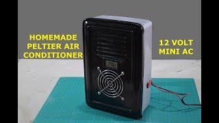 Peltier Air Conditioner  How to make Peltier AC at Home [upl. by Nwhas]