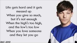 Louis Tomlinson  Dont Let It Break Your Heart lyrics [upl. by Cranford]