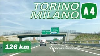 A4  TORINO  MILANO  Autostrada Serenissima [upl. by Neret]