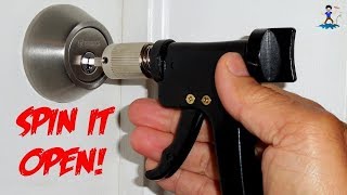 How To Spin Open a Deadbolt Lock [upl. by Ynor]