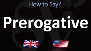 How to Pronounce Prerogative 2 WAYS UKBritish Vs USAmerican English Pronunciation [upl. by Klatt]