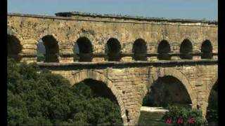 Pont du Gard Roman Aqueduct UNESCONHK [upl. by Ariahaj]