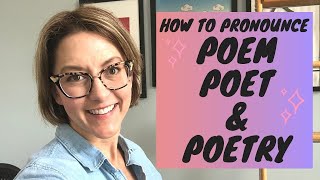 Learn to Pronounce POEM POET POETRY  American English Pronunciation Lesson learnenglish [upl. by Valdas]