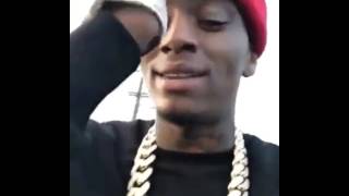 Soulja Boy gets pushed in the hood and wants to FIGHT [upl. by Anauqahs]