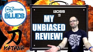 Boss Katana 100 Guitar Amplifier In Depth amp Honest Review [upl. by Yalonda]