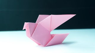 Cómo hacer una paloma de papel  Origami Dove [upl. by Ernest]