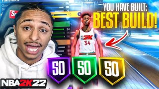 OVER POWERED POINT GUARD BUILD IN NBA 2K22 BEST BUILD FOR SHOOTING amp DRIBBLING [upl. by Cotterell]