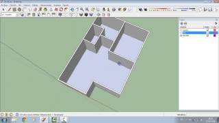 Como usar capas o layers en SketchUp [upl. by Arihsan]