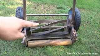 How a manual grass cutting machine works  Must watch [upl. by Sarat306]