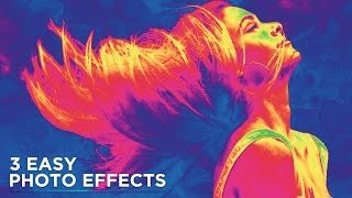 Photoshop Tutorial 3 Easy Photo Effects For Beginners [upl. by Oswell]