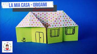 LA MIA CASAORIGAMI origami facili per bambini [upl. by Lagiba]