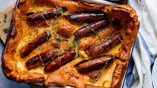 Toad in the hole  a British classic [upl. by Yremrej]