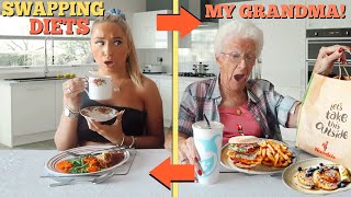 I swapped DIETS with my 75 year old NAN for 24hours [upl. by Aihcrop]