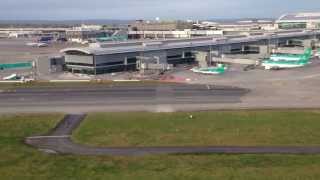 Landing at Dublin Airport Ireland [upl. by Enomis]