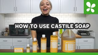 How To Use Dr Bronners Castile Soap [upl. by Ebehp]