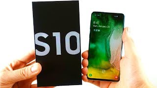 Samsung Galaxy S10 Unboxing [upl. by Aihsik783]